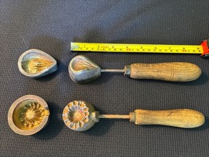 Millinery Bronze Mold and Press - Set of ( 2 ) High Fashion Floral Accents