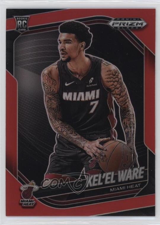 2024-25 Panini Prizm Black Red Prizm 77/299 Kel'el Ware #156 1yj