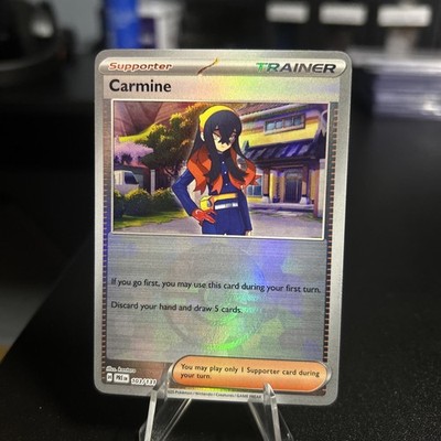 Pokemon TCG: Carmine 103/131 - Poke Ball Reverse Holo - Prismatic Evolutions, NM