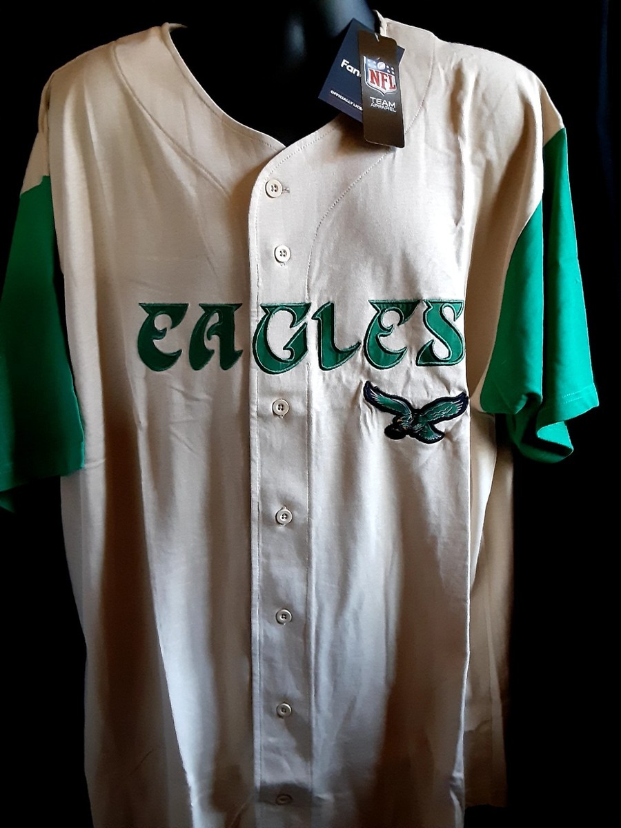 Philadelphia Eagles Men's Fanatics Big all Button Embroider Jersey