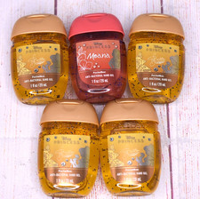 Bath  Body Works Lot of 5 Anti-Bacterial Belle Moana Disney Princess PocketBac