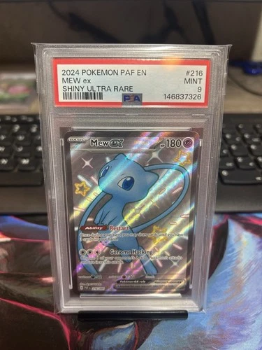 Pokemon Mew ex 216/091 SV: Paldean Fates Holo PSA 9