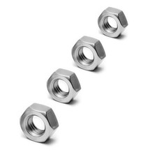 25pcs M8-1.25 Hex Nut, Stainless Steel 304, Hex Drive, Metric M8 Nuts