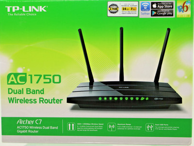 Brand New TP-Link Archer C7 1750 Mbps Dual Band 4-Port Gigabit Wireless Router