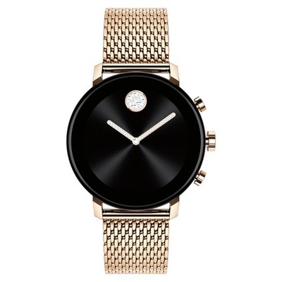 Movado Unisex's Bold Black Dial Watch - 3660027
