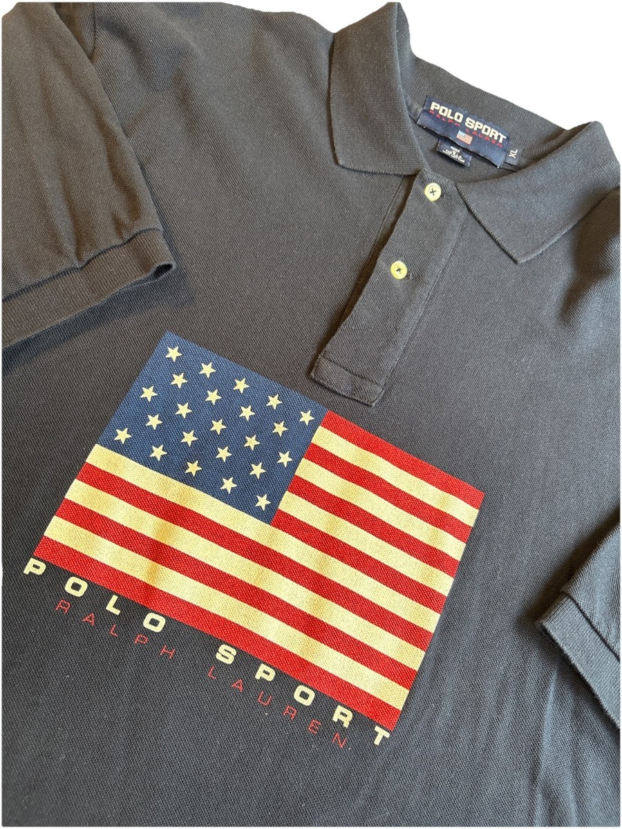 Vintage 90s Polo Sport By Ralph Lauren Shirt Made USA Size Vintage 90s Polo Sport By Ralph Lauren Shirt Made USA Size