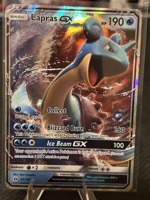 lapras gx pokemon card value Lapras GX 35/149 SM Base Set Holo