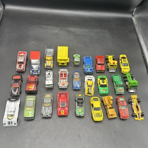 Vintage Diecast Cars-Matchbox,Tomica, Yatming, & More-Lot Of 27-EL
