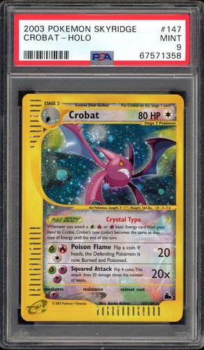 Crobat graded PSA 9 for sale on eBay