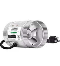 Vivosun 4 In. 100 CFM Inline Duct Fan with 5.5 Ft. Grounded Power Cord