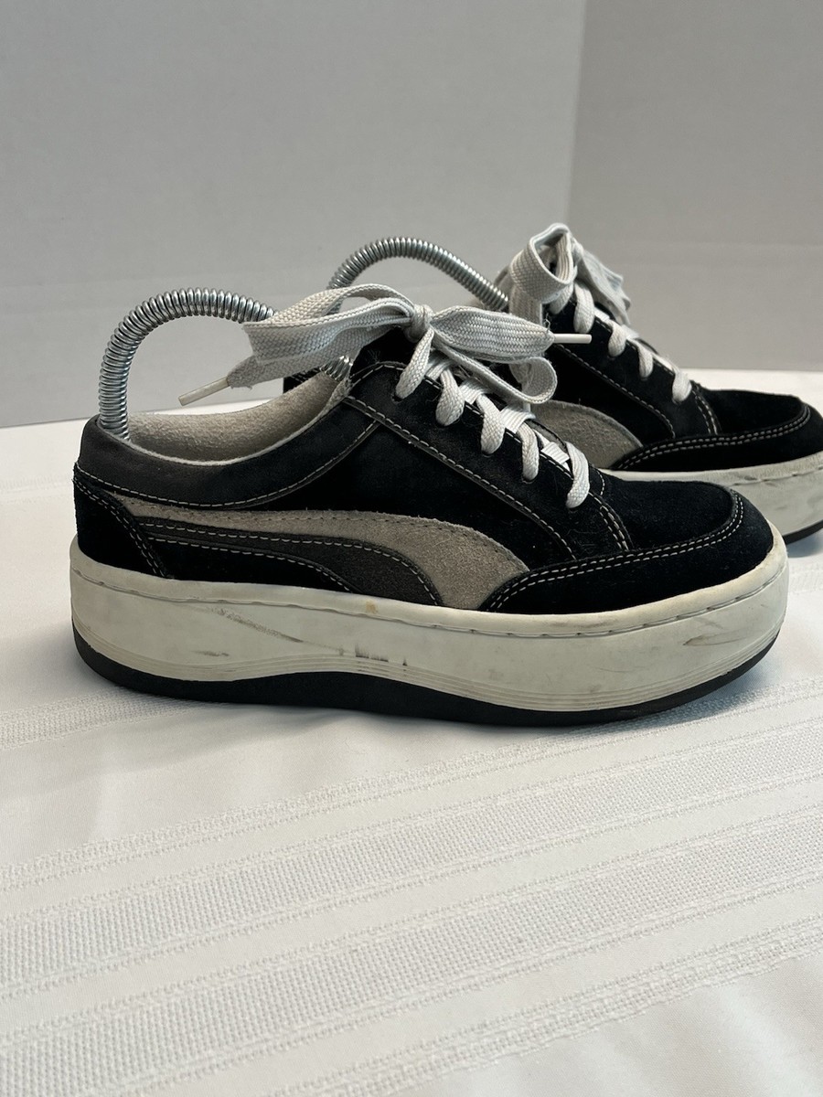 Vintage Y2k Lower East Side Platform Sneakers Women's Chunky
