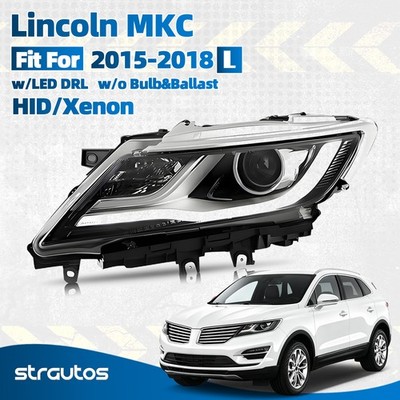 For 2015-2018 Lincoln MKC HID/Xenon Headlight W/LED DRL W/O Bulb & Ballast Left
