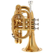 Jupiter JTR710Q Pocket Bb Trumpet - Clear Lacquer