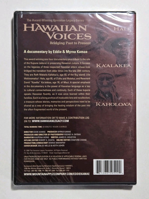 ミュージック Hawaiian Voices: Bridging Past to DVD Hawaiian Voices: Bridging Past to Present DVD REGION 0/ALL (1998