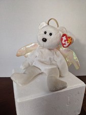 Ty Beanie Babies Original Halo the Angel Bear Toy 1998