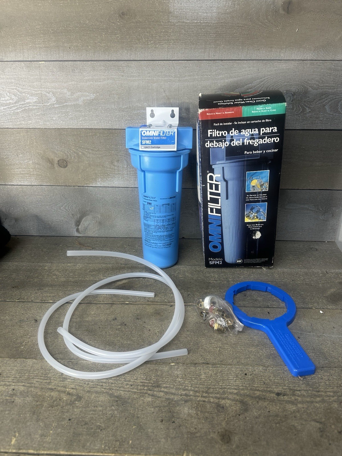 Omnifilter SFM2 Under Sink Water Filter w Cartridge & Instal