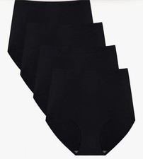 No Show High Waist Briefs Underwear for Women Seamless Panties Multi P