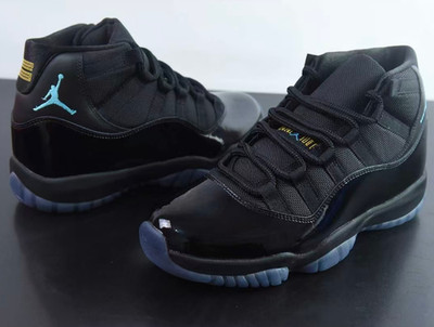 Men's Jordan Air Jordan 11 Retro ''GAMMA'' Blue High-Top Retro Basketball Shoes