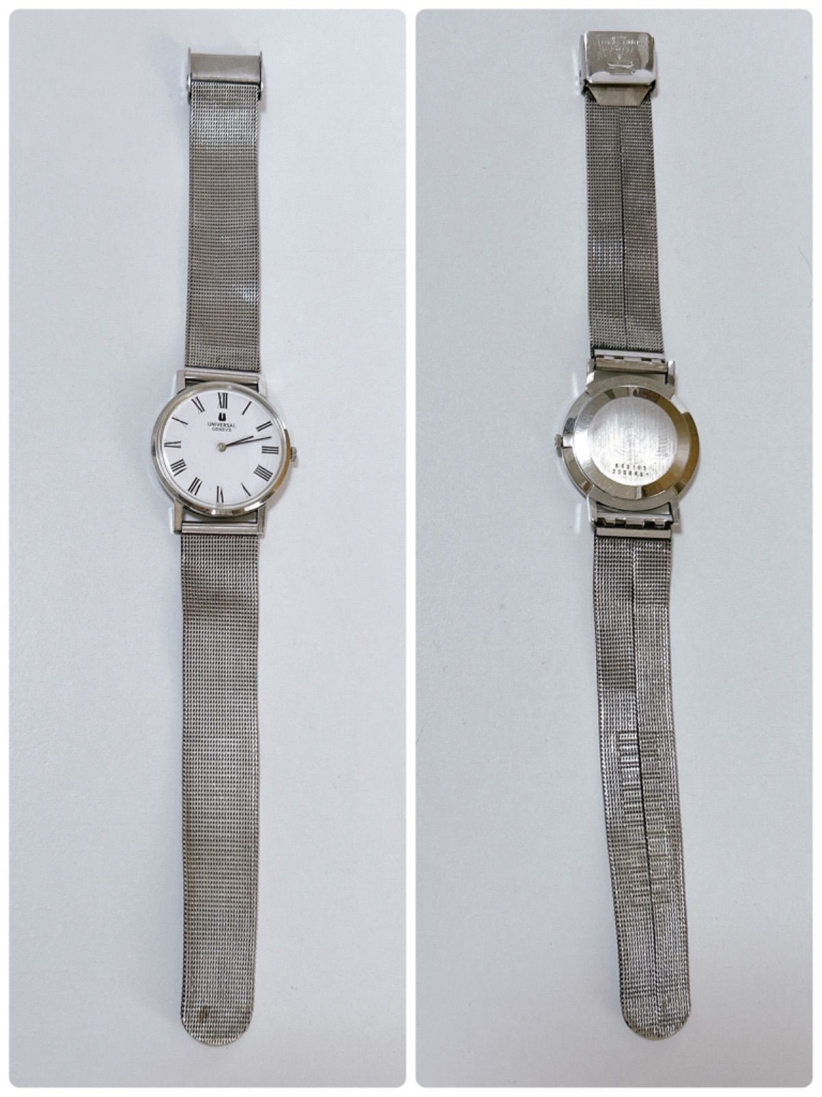 Universal Geneve 842109 Men’s White Dial Quartz Watch 32mm Used From JPN