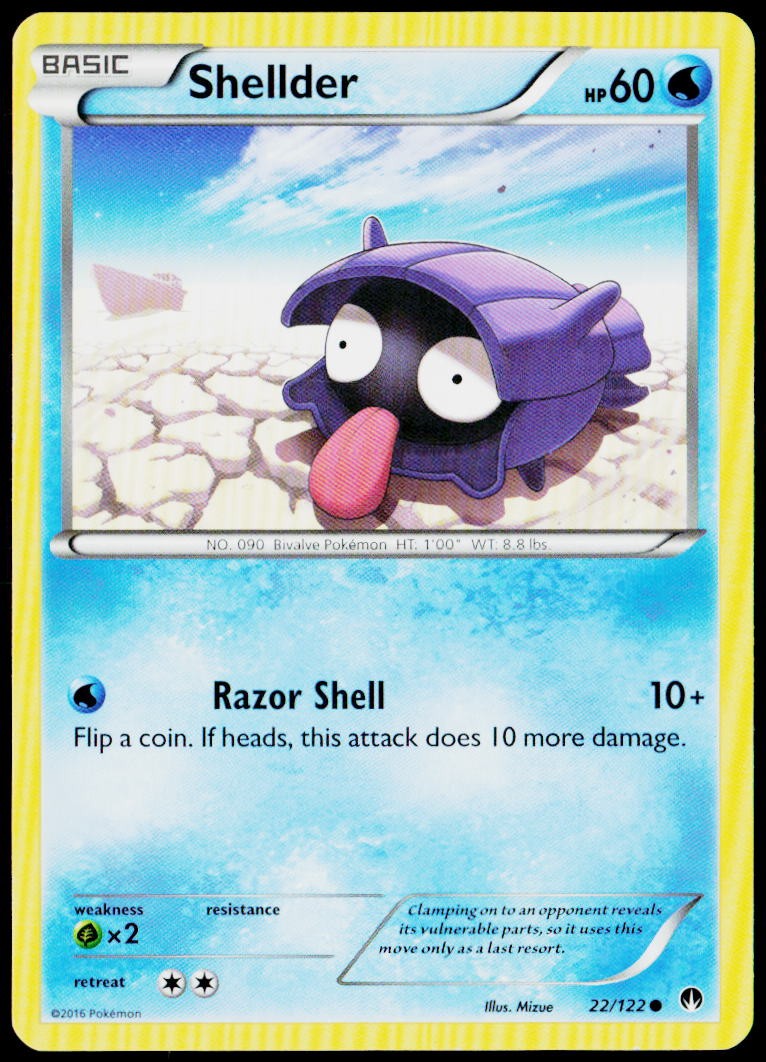 Shellder (22) 22/122 XY - BREAKpoint LP