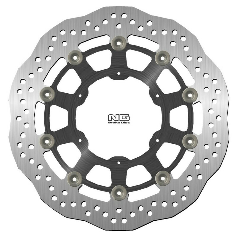 Free Shipping Ng Brakes Wavy Floating Brake Disc For Motorcycle Parts