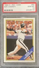 1988 O-Pee-Chee Ken Caminiti #64 PSA 10 Astros RC Rookie VERY RARE