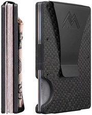 Slim Minimalist Wallet for Men - RFID Blocking, Scratch Resistant, Credit Card H