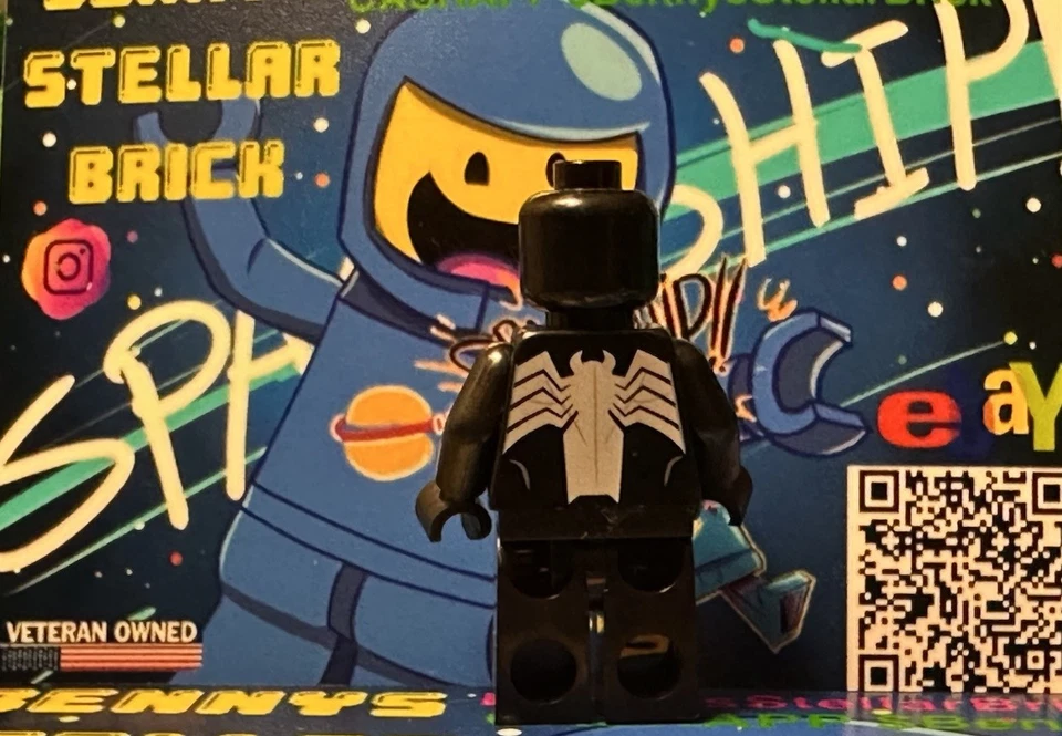 REAL LEGO SDCC Simbionte Spiderman San Diego Comic Con Paquete V-6 Abs Alternativo Foto 2 de 4