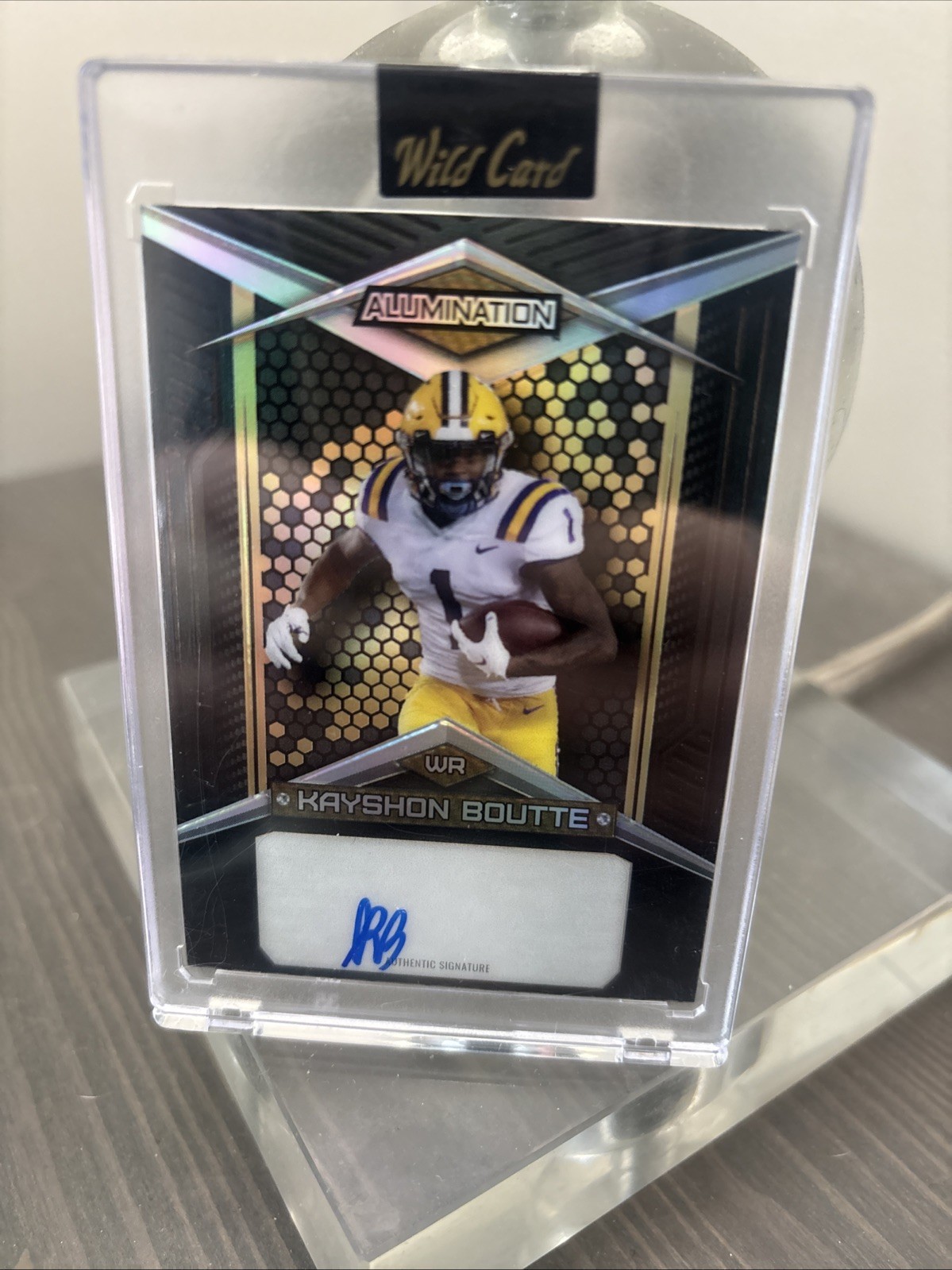 2023 Kayshon Boutte Autograph Silver Rainbow #AB-77 /25
