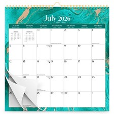 Crackled Blush |  2027 12x12" 18 Months Calendar | Stickers | Jul '26-Dec '27