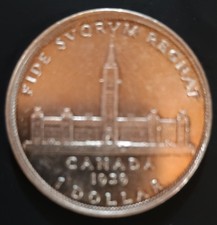 1939 Canada Silver Dollar AU/BU See Description