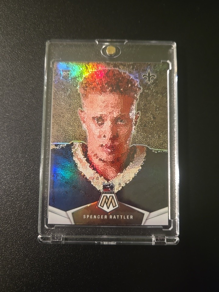 Spencer Rattler 2024 Panini Mosaic Micro Mosaic #MM-SRR RC Case Hit Gamecocks