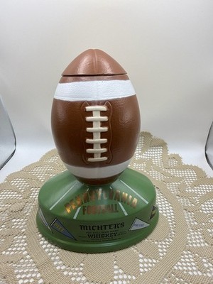 1979 Michter s Pennsylvania Football Decanter Pot Still Sour Mash Whiskey Empty