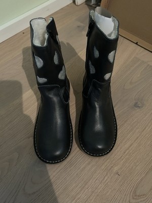 Winterstiefel Mädchen Leder, Gr 34, neu