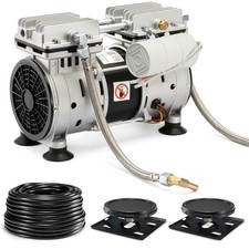 Pond Aerator System 100ft Sinking Air Line, 2 Diffusers, 5.76 CFM up to 1 Acre