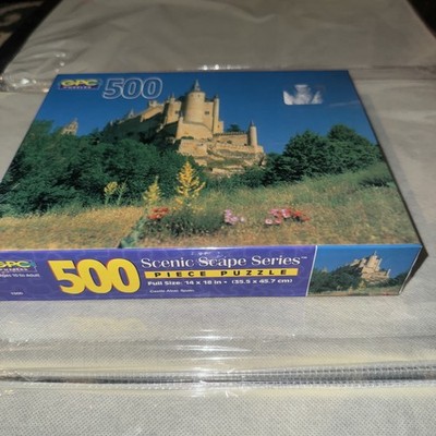 Scenic Scape series puzzle Castle, Alzar, Spain, 500 Piece 14 X 18 New Inbox