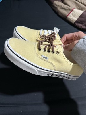 VANS Parks Project Yellow Canvas Men's Sneakers Lace Up Comfort Size 7