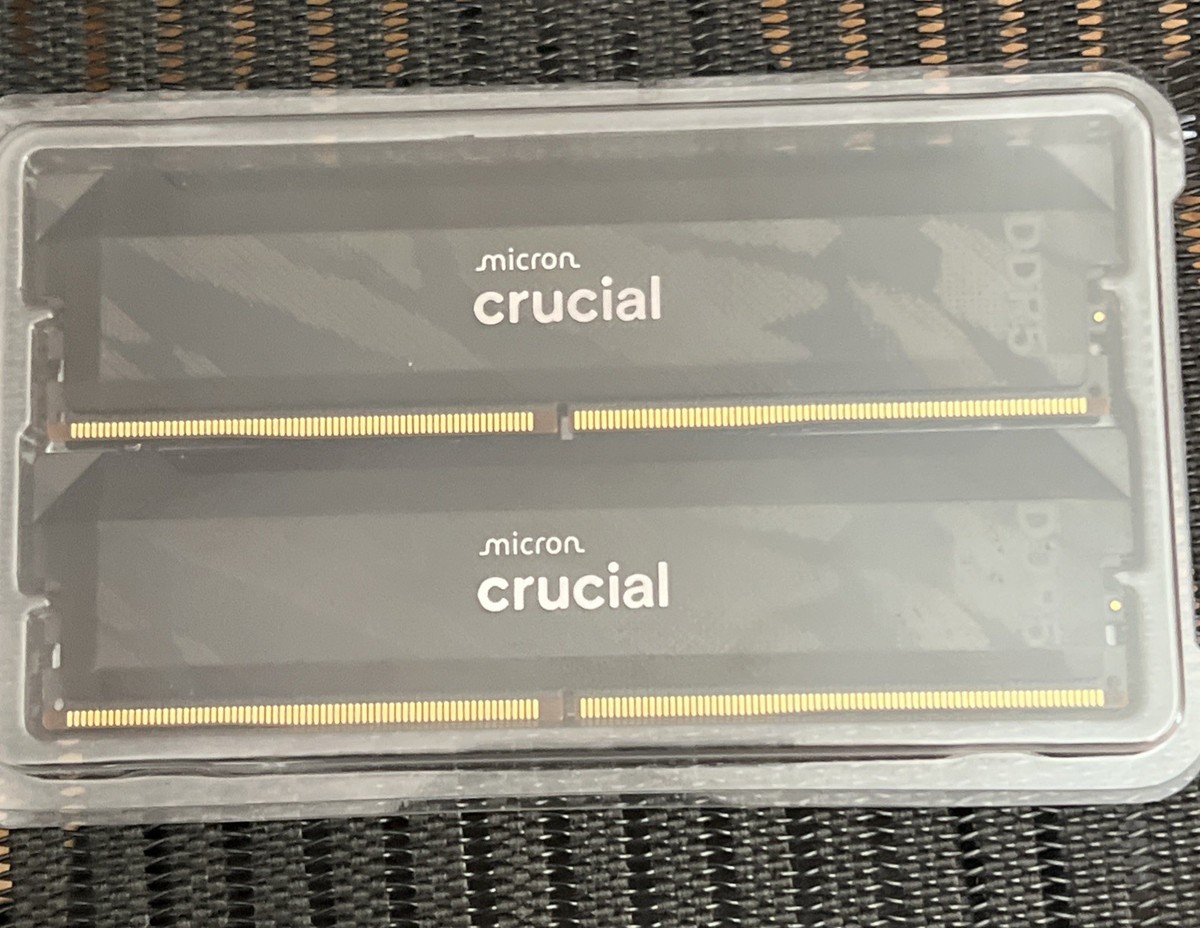 Crucial pro DDR5-6400 RAM 32GB kit (2x16GB) cl32 tested | eBay