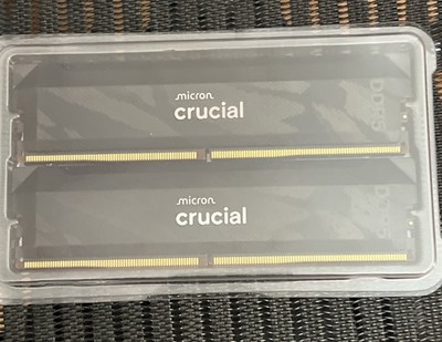 Crucial pro DDR5-6400 RAM 32GB kit (2x16GB) cl32 tested | eBay