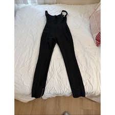 Sleek Black Sculpted Ponte Jumpsuit