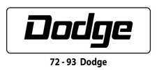 Rubber 2pc Floor Mats For 1972-1993 Dodge Trucks - Pick Year Logo Color Rubber 2pc Floor Mats For 1972-1993 Dodge Trucks - Pick Year Logo Color
