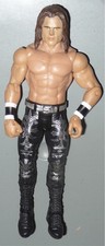 JOHN MORRISON Black Pants WWE Mattel Basic Style Action Figure Loose DMG READ