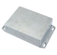 Hammond 1590BBFL Natural Diecast Flanged Lid Enclosure 119 x 94 x 30mm