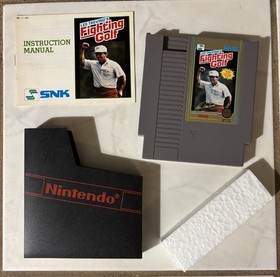 Nintendo NES Lee Trevino's Fighting Golf Complete CIB