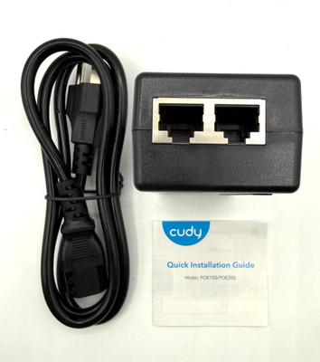 Cudy 30W Gigabit PoE+ Injector IEEE 802.3af/at POE200 New Open Box