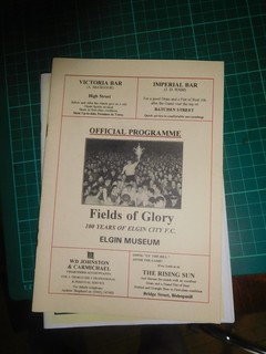 Scottish Football History Elgin City FC 100 Years Museum Publication 1994