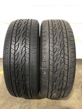 2x P25555r20 Continental Cross Contact Lx20 832 107 V Used Tires 2555520