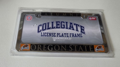 Oregon State University Alumni Beavers Metal License Plate Frame Licensed NEW