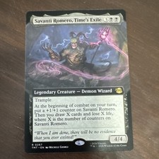 TMT Savanti Romero Time's Exile Legendary Creature Black Rare MTG Card Wizards …