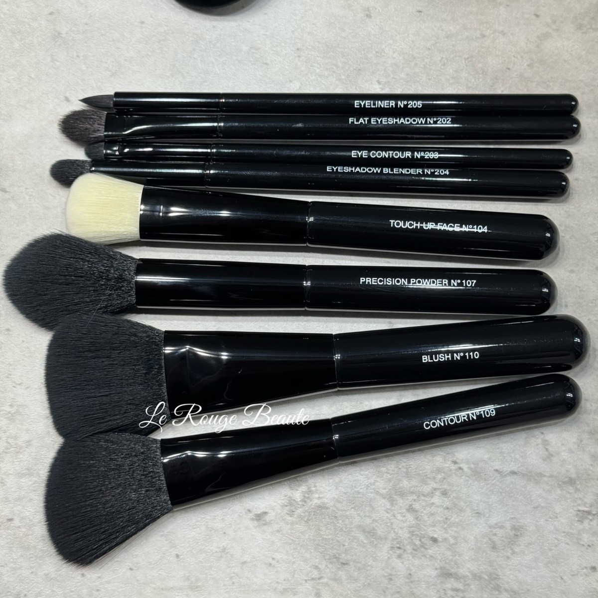 Chanel Makeup Brush Set - 8pcs Foundation Blush Contour Powder